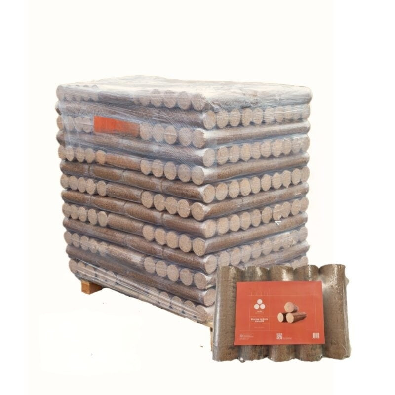 Bûches compressées confort Wooday – Palette de 96 packs
